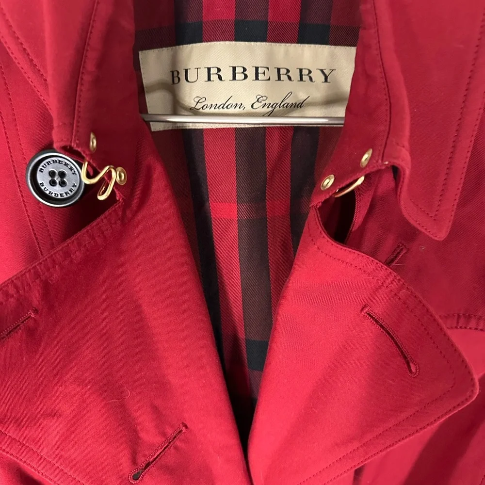 Burberry Scarlet Trench Coat - Picture 6 of 13
